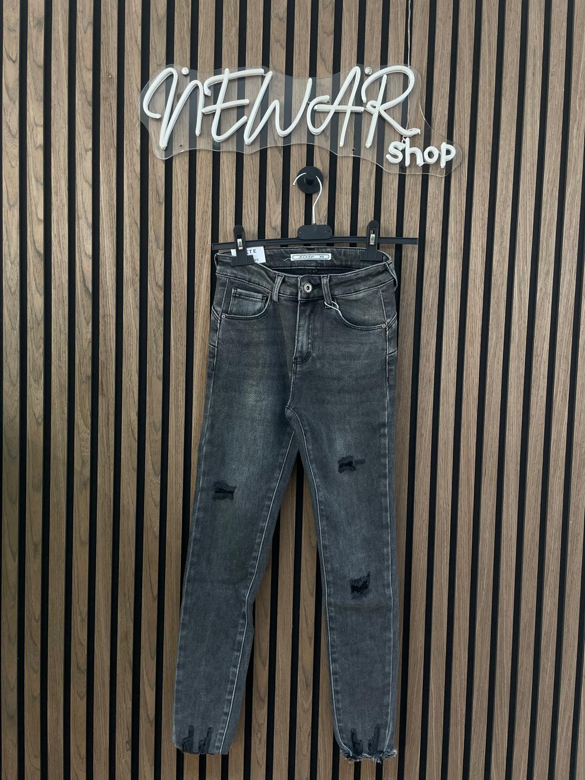 JEANS SKINNI STRAPPATO