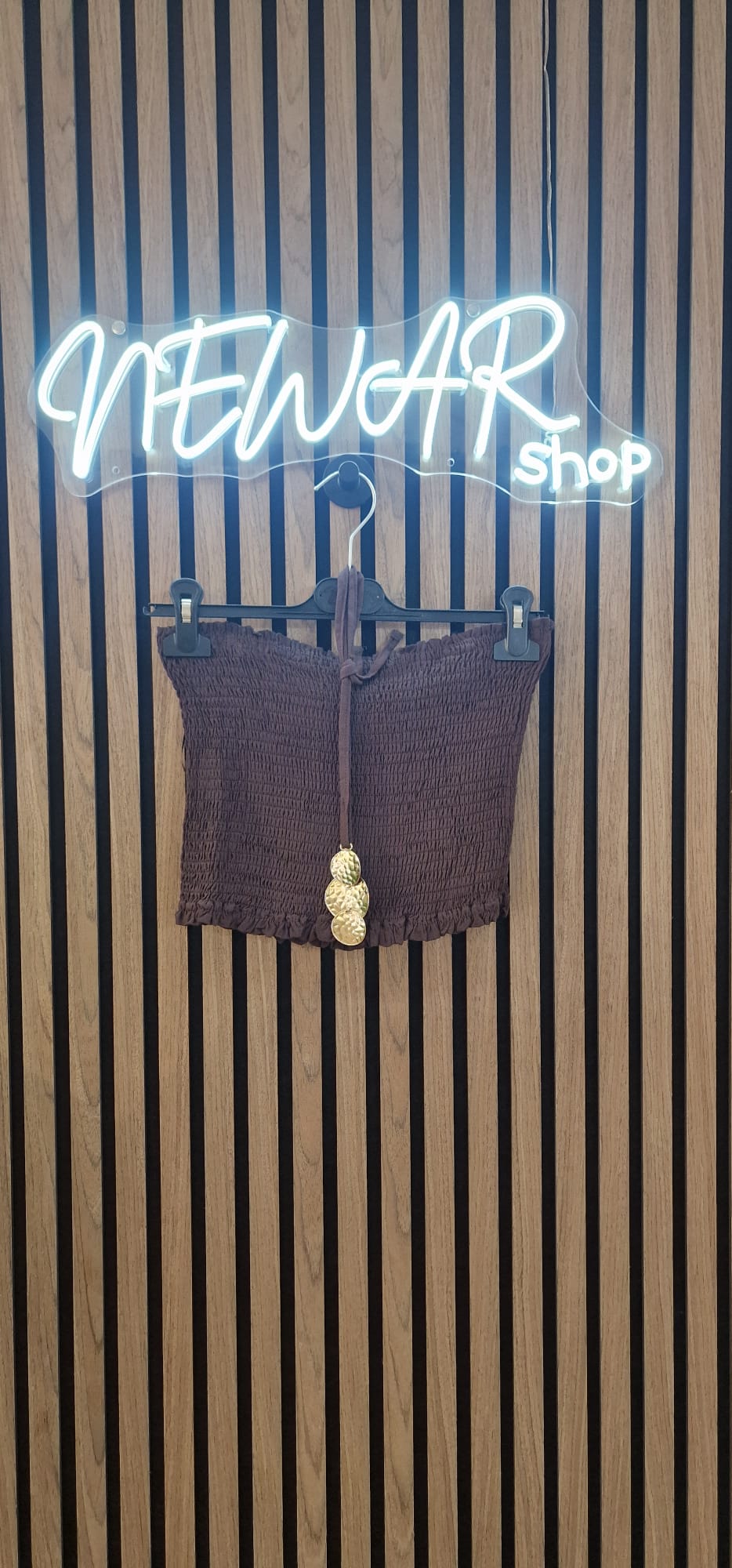 COMPLETO TOP FASCIA ARRICCIATO