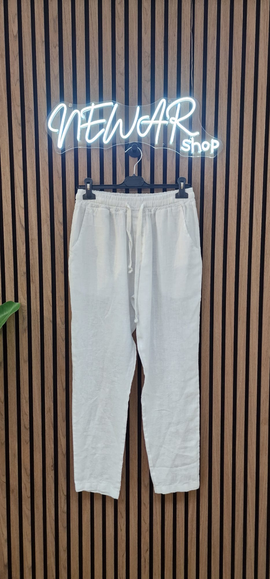 pantalone lino100% sigaretta