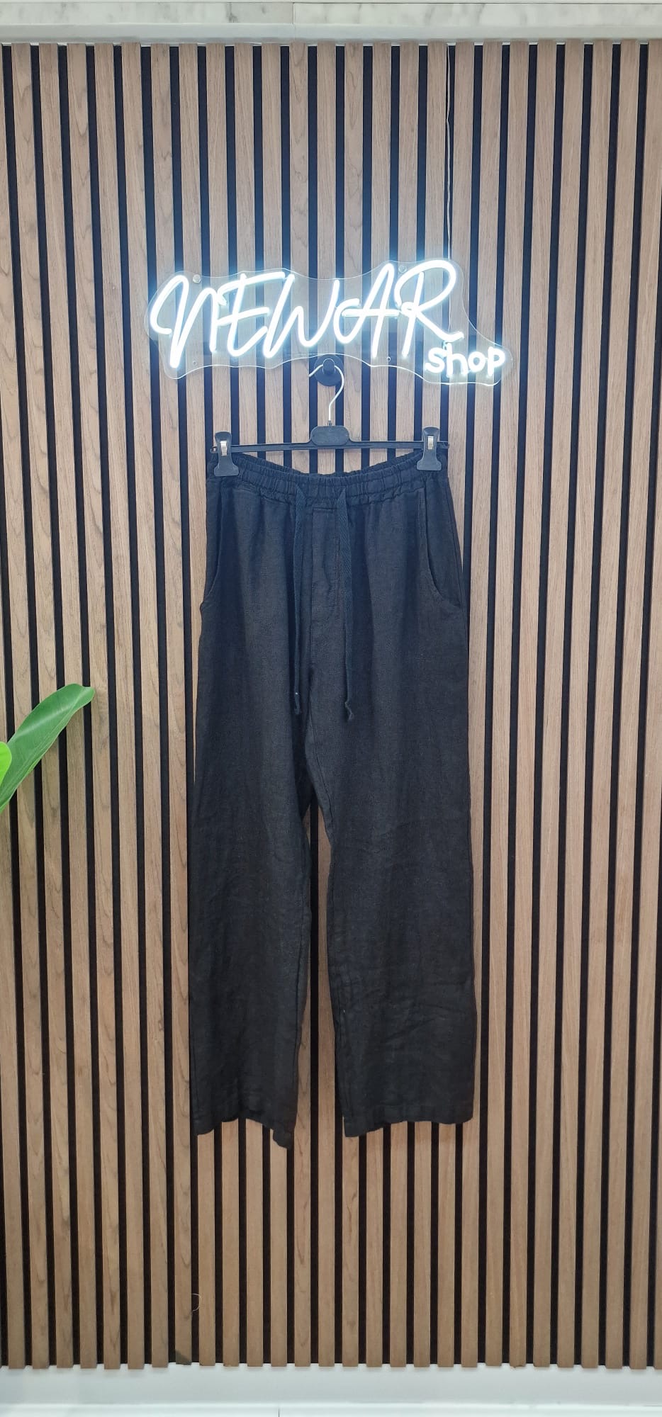 pantalone lino100% palazzo