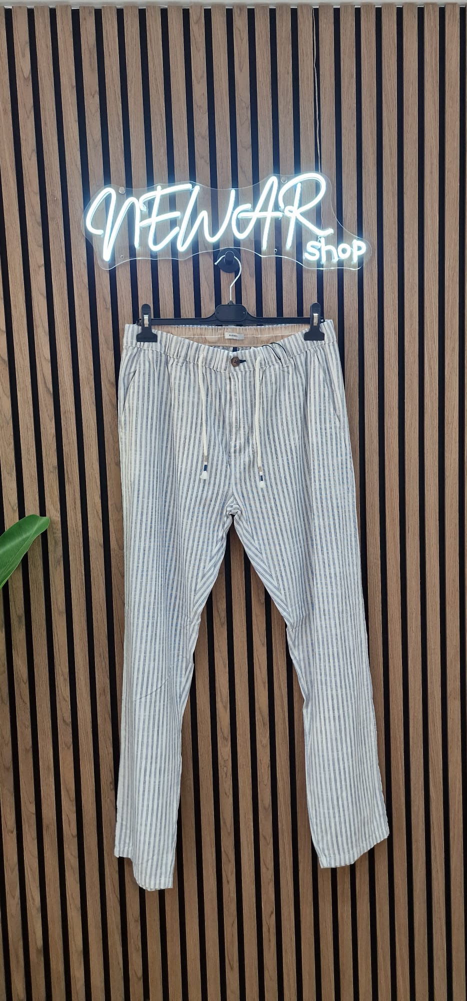 PANTALONE RIGHE 100% COTONE