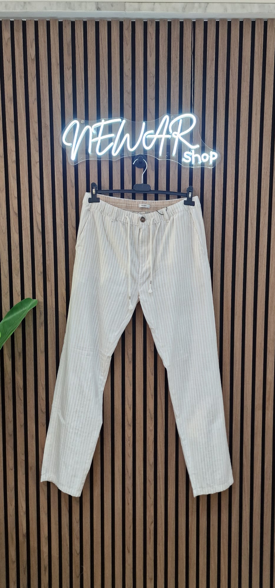 PANTALONE RIGHE 100% COTONE