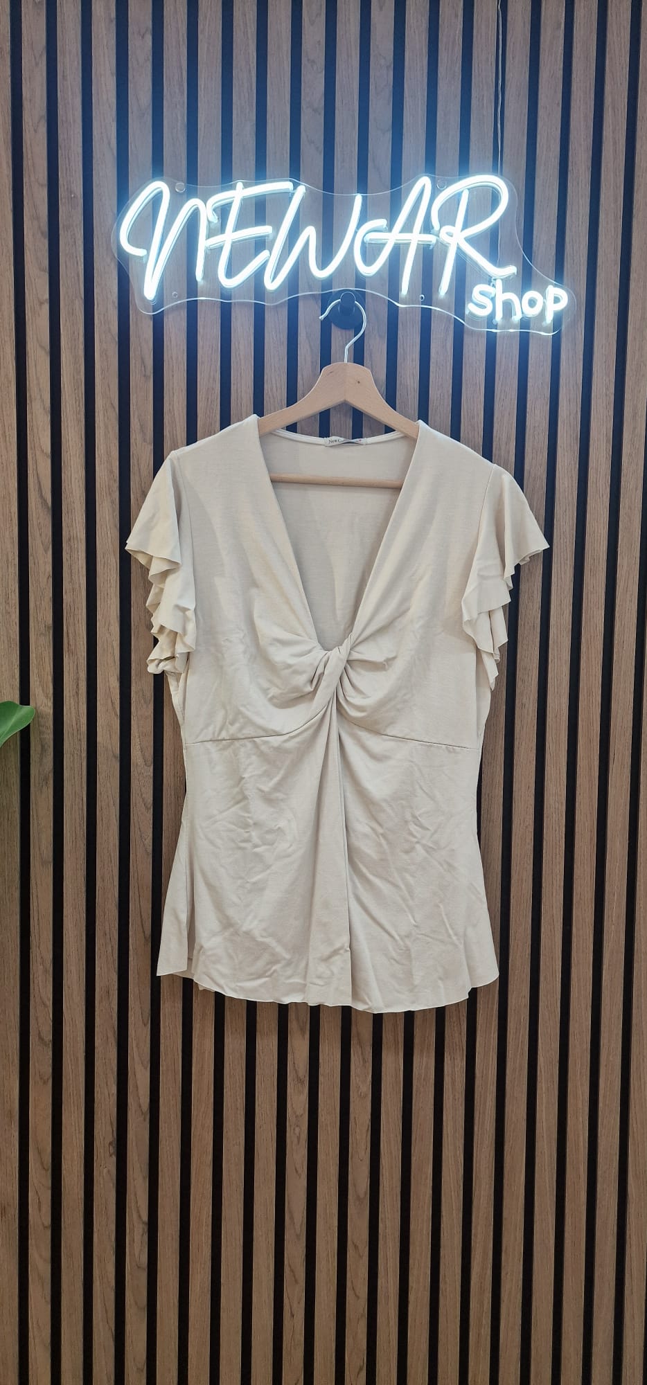 MAGLIA SCOLLO A V INCROCIATO OVER